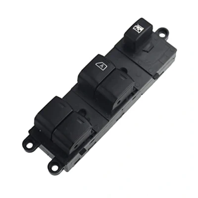 Image de bouton leve vitre electrique Pour Nissan Pathfinder R51 Navara Interrupteur Commande Qashqai 25401 EB30B 25401EB30B Lève Électrique Avant Gauche Principal