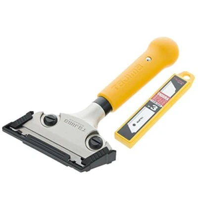Image de Tajima SCRL200 Grattoir Universal 200 mm, Argent/jaune