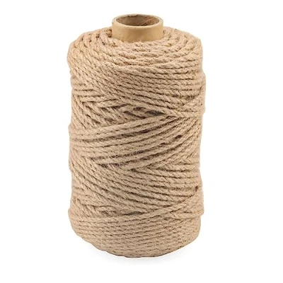 Image de KEILEOHO corde de chanvre torsadée en jute naturelle pour griffoir, 100 m x 4