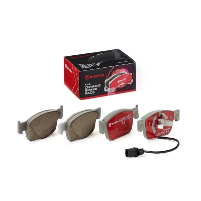 Image de BREMBO Jeu de plaquettes frein contact signal d&#039;usure inclus avec clip piston, tôle anti bruit accessoires P85153NX