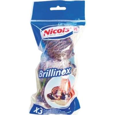 Image de NICOLS Tampon spirale inox netinox 18g x3