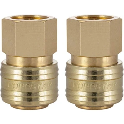 Image de Poppstar 2x Raccord rapide pour air comprimé DN 7,2 avec filetage intérieur de 3/8 pouce le raccordement l&#039;air