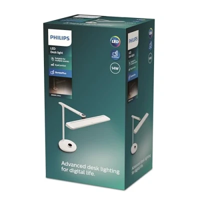 Image de Philips Lampe de bureau à intensité et température couleur variables, blanche