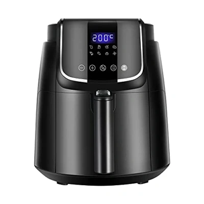Image de Midea Friteuse à Air 3,5 litres, Fryer sans huile 1500 W, 8 fonctions préréglées, technologie Rapid Air, 81 recettes PDF, shake reminder, minuterie 60 min, contrôle de la température intelligent,