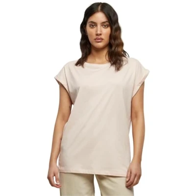 Image de Urban Classics Extended Shoulder Tshirt basique, Femme, Taille: Large, Pink