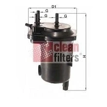 Image de CLEAN FILTER MGC1684 filtre à Carburant avec raccord rapide, Cartouche filtrante, vis de vidange d&#039;eau, sans chauffage du
