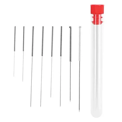 Image de Kit d&#039;outils de nettoyage buse d&#039;imprimante 3D 8 pièces aiguille en acier inoxydable filament sabot nettoyant aiguilles pour imprimante