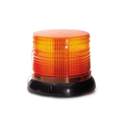 Image de Perel Gyrophare LED orange, incluant câble USB C et convertisseur vers A, avec fixation par vis, aimant ventouse