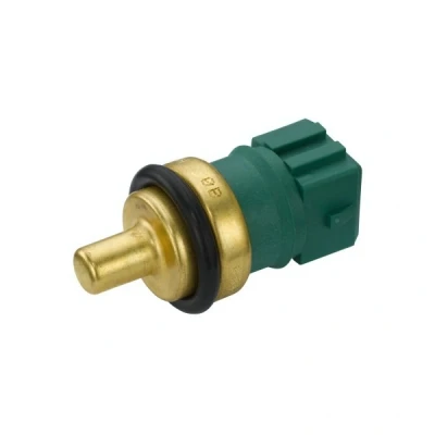 Image de HELLA 6PT 009 107 541 Sonde de Température Liquide Refroidissement vert, Bleu vert avec joint d&#039;étanchéite anneau freinage oscaro,