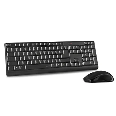 Image de SPEEDLINK NIALA Deskset Ensemble clavier et souris sans fil 2.4 GHz français noir