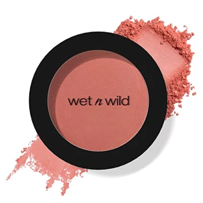 Image de Wet n Wild Color Icon Blush, Fard à Joues Transparent Audacieux, avec UneFormule de Poudre Pressée Douce Comme Du Velours, Pour UneCouleur Lisse et Soyeuse D&#039;Apparence Saine, Nuance Bed Of Roses