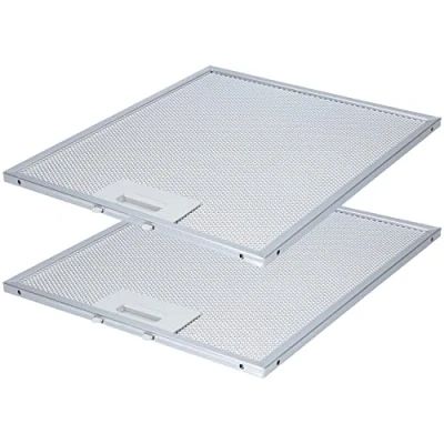 Image de Kenekos 2x filtres à graisse métalliques pour hotte aspirante 305mm x 267mm convient AEG 405525042 9 4055250429, Elica 93952919 GRI0009219A, KIT0010805 Whirlpool C00314158 ARI314158