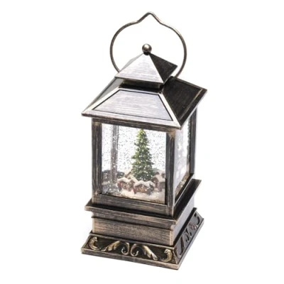 Image de Konstsmide Lanterne tempête à LED « marché de Noël », diode Blanc Chaud, Piles, intérieur, 4356 000