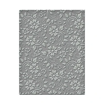 Image de Spellbinders &quot;Fleurs et Feuilles Chemise à Embosser, matière synthétique, Transparent