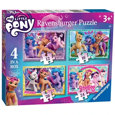 Image de Ravensburger My Little Pony The Movie 2 Boîte de 10,2 cm (12, 16, 20, 24 pièces) Puzzles pour Enfants à partir 3 Ans