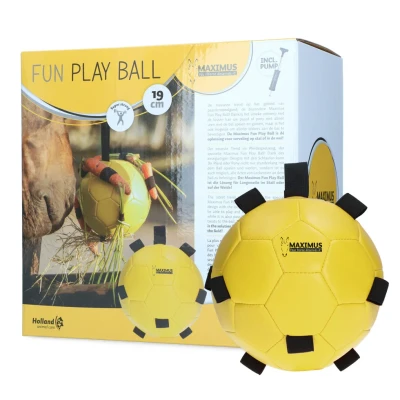Image de Maximus Balle Fun Play Bleue 19 Jaune