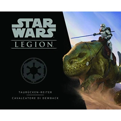 Image de Asmodee 10238 Star Wars : Legion Chevaux de Dewback Extension Jeu Table avec Superbes Miniatures