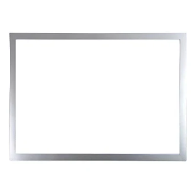 Image de Exacompta Ref. 39300E 1 pochette aimantée cadre d&#039;affichage magnétique en PVC Porte Document, photo, notes, règlements, instructions, porte, mur … Format à classer A3 Bordure argent