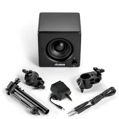 Image de Alesis Nitro Amp Haut Parleur de Batterie Électronique 3&quot; Actif 70 W Compact pour l&#039;entraînement et Les Leçons, montable sur Rack avec Pinces incluses