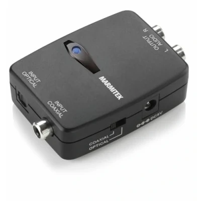 Image de Convertisseur AV Marmitek 08127 [1x connecteur Toslink femelle (ODT), Cinch / RCA =&gt; 2x femelle] noi