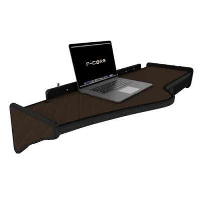 Image de F CORE Tablettes Tableau de Bord Camion compatibilité pour Scania R 01.05 12.10 Double avec tiroir Panneau LED Marron