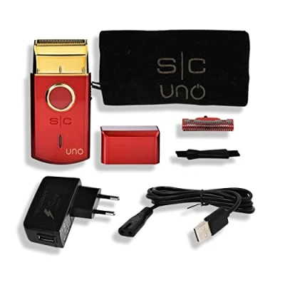 Image de Rasoir Électrique Hommes Barbe et Cheveux Stylecraft Uno by Gamma Più, Sans Fil, Autonomie de 2 Heures, Poche Compact Portable, Ergonomique, 9.000 RPM