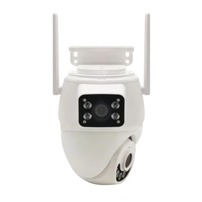 Image de Double Caméra IP Extérieure Rotative PT motorisée 3MP+3MP WIFI 2,4Ghz