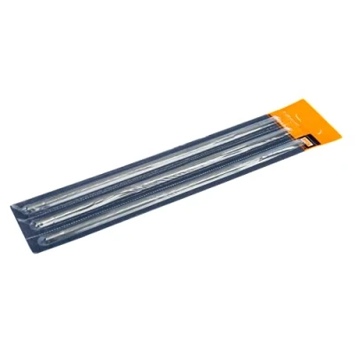 Image de Lime de tronçonneuse Bahco Long. 200mm Diam. 4,8mm Étuis 3 limes Affûtage chaînes