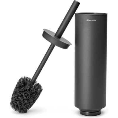 Image de Brabantia Brosse de Toilettes et Support Mindset Poignée Protection en Acier Résiste à la Corrosion Accessoire Salle Bain Infinite Grey 42 x 11 9.6 cm