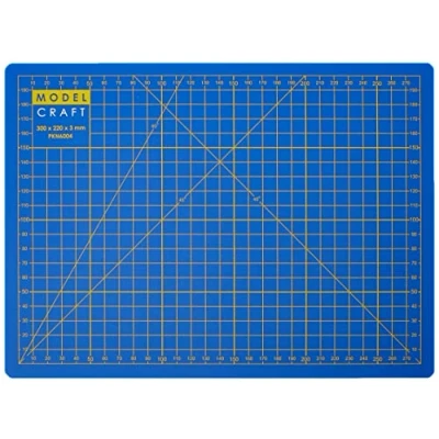 Image de Modelcraft Tapis de découpe Auto cicatrisant Bleu A4