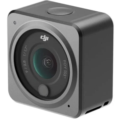 Image de DJI Bundle Double écran Action 2 (128 Go) &amp; Étui de Protection Magnétique Caméra d&#039;action avec Un Module d&#039;Extension Batterie, des Accroches Magnétiques, Stabilisation