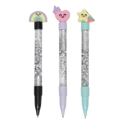 Image de Mr. Wonderful Mr.Wonderful Pencil case with 3 pens This will be fun x