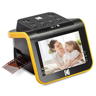 Image de KODAK Slide N Scan avec Grand écran LCD 5 Pouces, convertit Les négatifs et Diapositives Couleur Noir Blanc 35 mm, 126, 110 en Haute résolution JPEG 22 MP