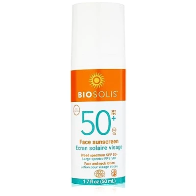 Image de Biosolis Face Sunscreen and Neck Lotion SPF 50 for Unisex 1.7 oz