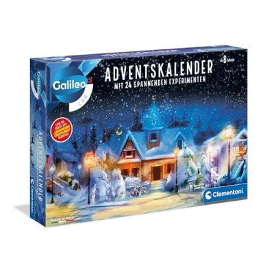 Image de Calendrier de l&#039;Avent 2024 Galileo Science Noël avec petites expériences pour enfants à partir 8 ans Clementoni 59404