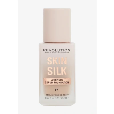 Image de Makeup Revolution SKIN SILK Serum Foundation Fond de teint, Taille: 23 ml, F7