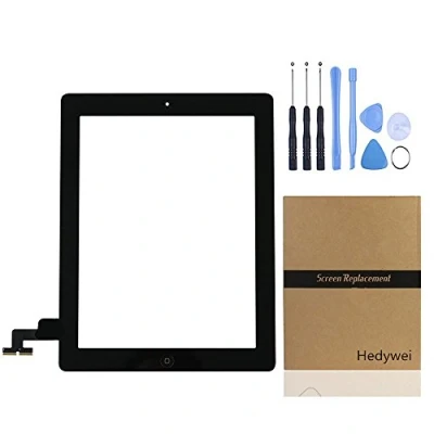 Image de Écran Tactile de Remplacement avec Bouton Home Outils et adhésif pour iPad 2 Noir