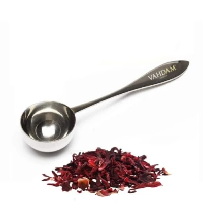 Image de VAHDAM, Cuillère À Thé Perfect Serve Cuillères En Acier Inoxydable Mini Mesurer Parfaite Pour Infuser 1 Tasse De Vrac Doseuse