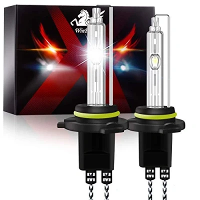 Image de WinPower Hir2 / 9012 ampoules au xénon 55W ampoule de rechange lampe phare voiture 6000K pur blanc, 2 pièces