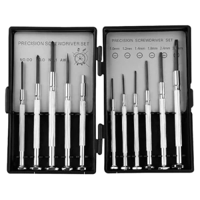 Image de GeekerChip 11 en 1 Kit Tournevis de Précision,Jeu Mini tournevis,pour Réparation Lunettes et Appareils Électroniques pour Montres,Tablettes Bricolage Haute Précision