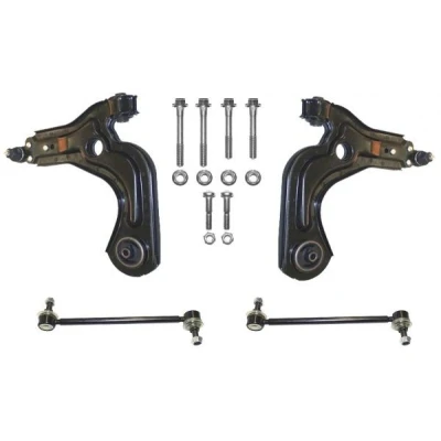 Image de MAPCO 53642/1 Jeu de bras, suspension roue des deux côtés l&#039;essieu avant avec kit vis fixation, bielle/barre poussée