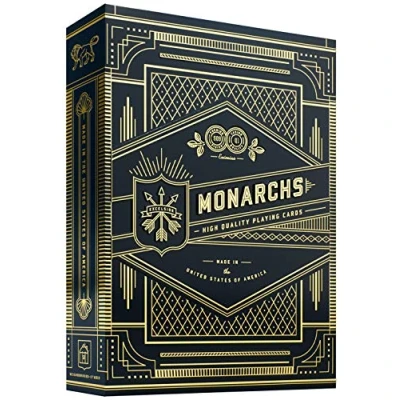 Image de Theory Monarch Playing Cards by theory11, Blue, 3.5 x 2.5 inch Jeu Mixte, Bleu