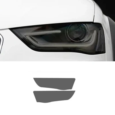 Image de CarXs Film Protecteur de Phare Voiture Noir Fumé, adapté pour Audi A3 8V S3 A4 B8 B9 A5 A6 S6 C8 A7 A8 D4 TT Q3 Q5 Q7 Q8 RSQ8