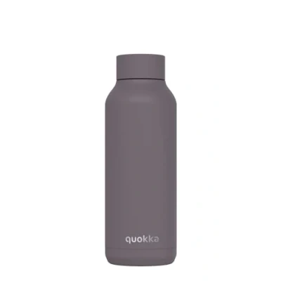 Image de Quokka Solid Grey 510 ML Bouteille d&#039;eau en Acier Inoxydable avec Isolation par Double Paroi Gourde Reutilisable sans BPA maintient Le Liquide Froid jusqu&#039;à 24h, Chaud 12h