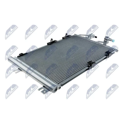 Image de NTY CCS PL 017 Condenseur De Clim avec déshydrateur Aluminium 585 OPEL: Zafira B, Astra H 3/5 portes, GTC, VAUXHALL: Mk5