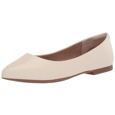 Image de Amazon Essentials Ballerines à Bout Pointu Femme, Ivoire, 40.5 EU Large
