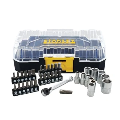 Image de Stanley COFFRET STAKBOX S 1/4’’ JEU DE 37 PCS FATMAX FMMT19101 0