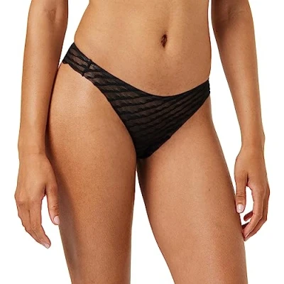 Image de Sloggi LACY TINY Tanga String, Femme, Taille: Small, Black