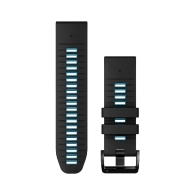 Image de Garmin Acc, epix PRO (g2), 22mm QuickFit, Black/CirBlue Silicone Band, WW/Asia