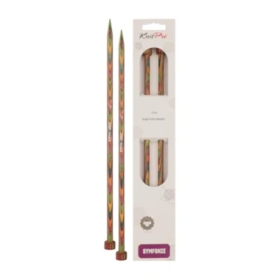 Image de KnitPro KP20224 Symphonie Aiguille Simple Pointe Bois Multicolore 22 x 0,5 11,2 cm